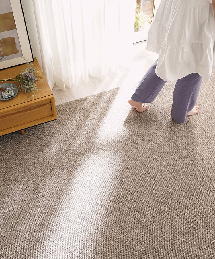 カーペット 冬は暖かく、夏は涼しく感じられるウール素材の防ダニカーペット＜ウールリック＞を見る