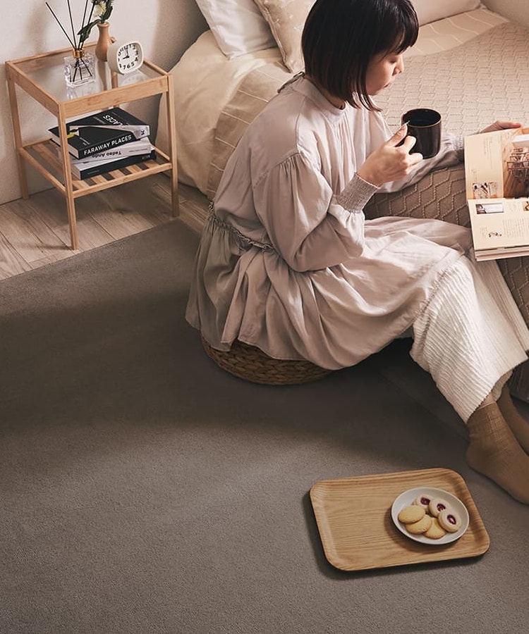 スタンダードで使いやすいウール100%オーダーカーペット ＜ロングフォード＞を見る