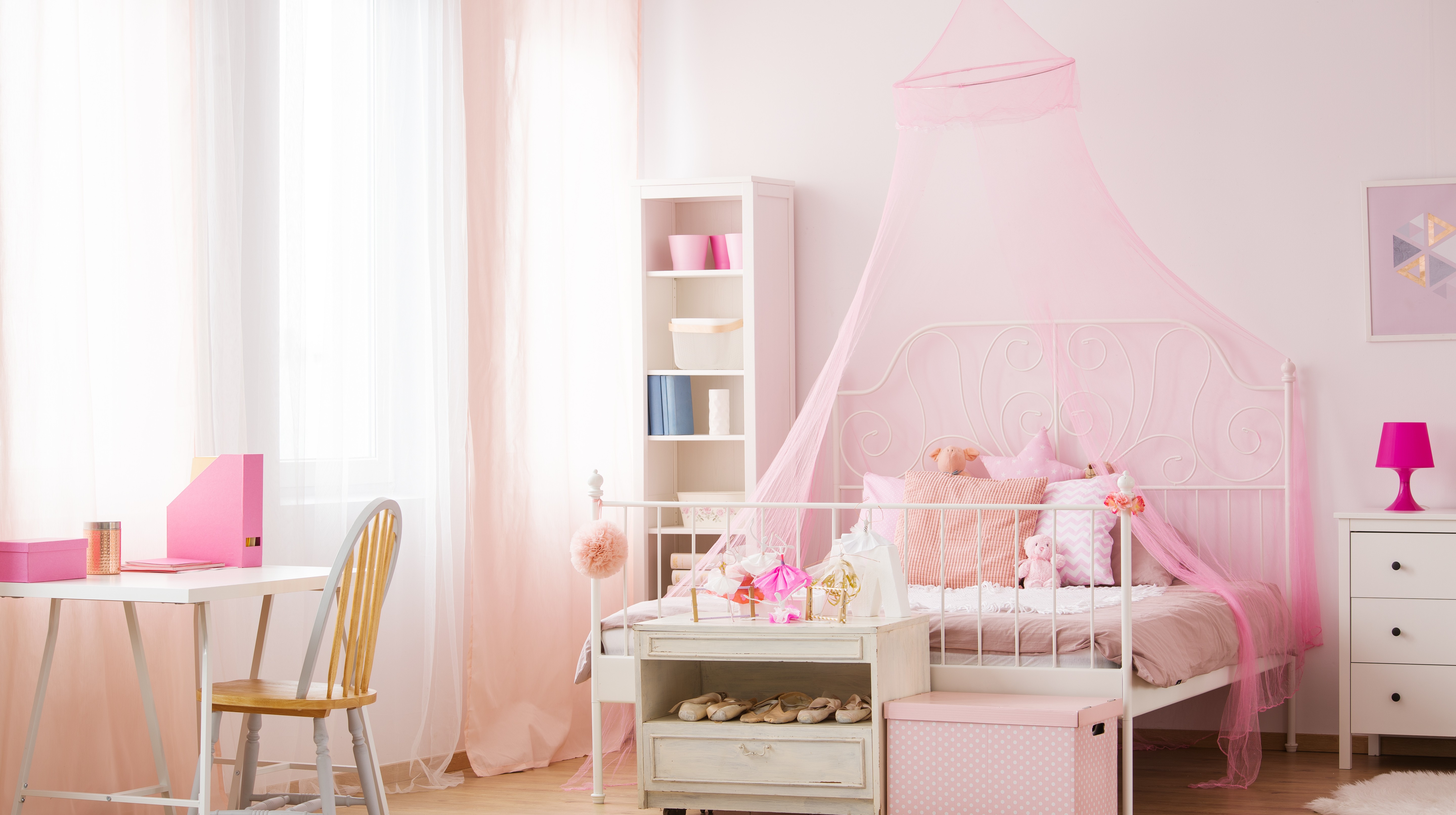 ピンク系のキッズインテリア