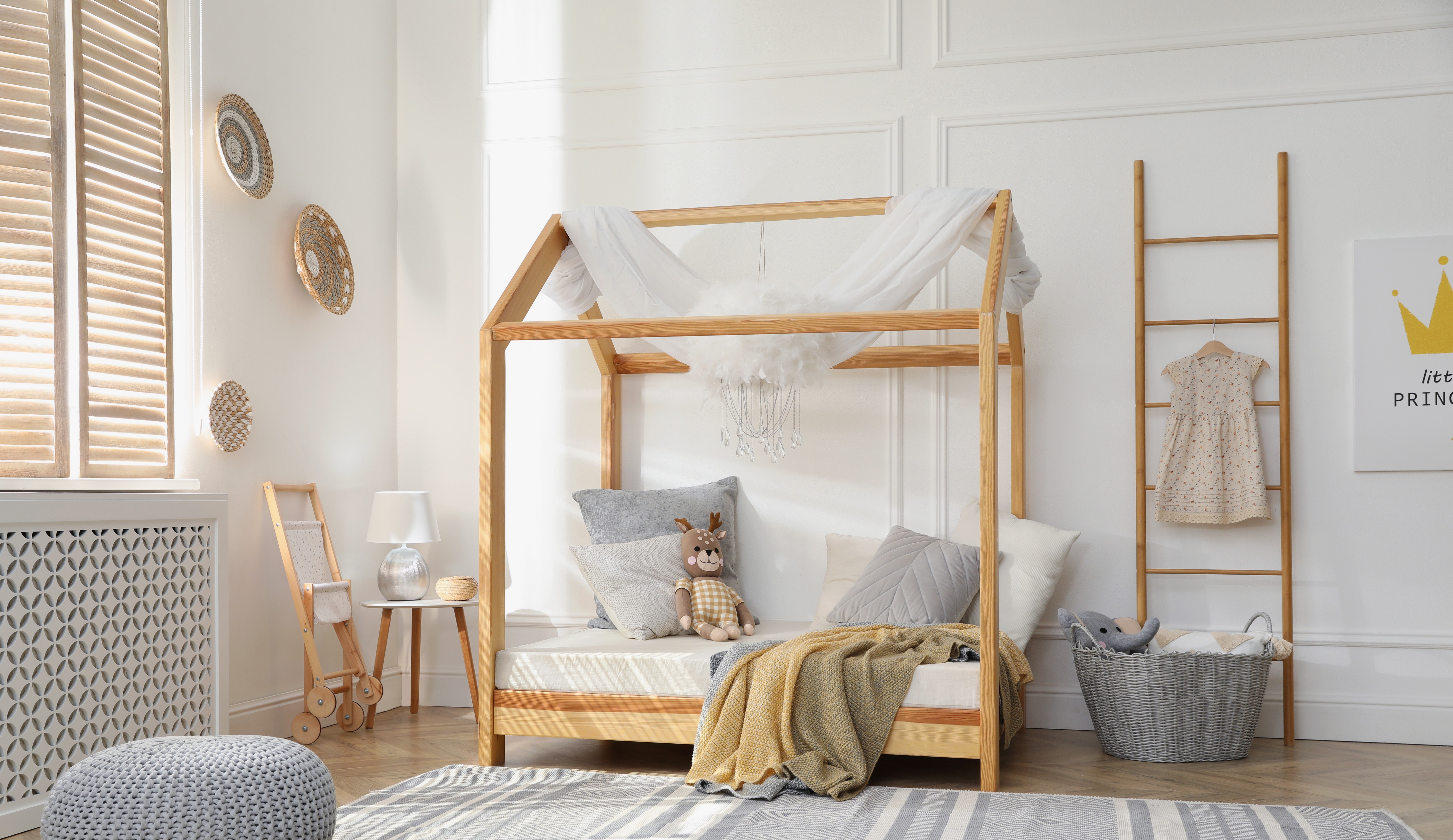 ベーシックでシンプルなキッズインテリア