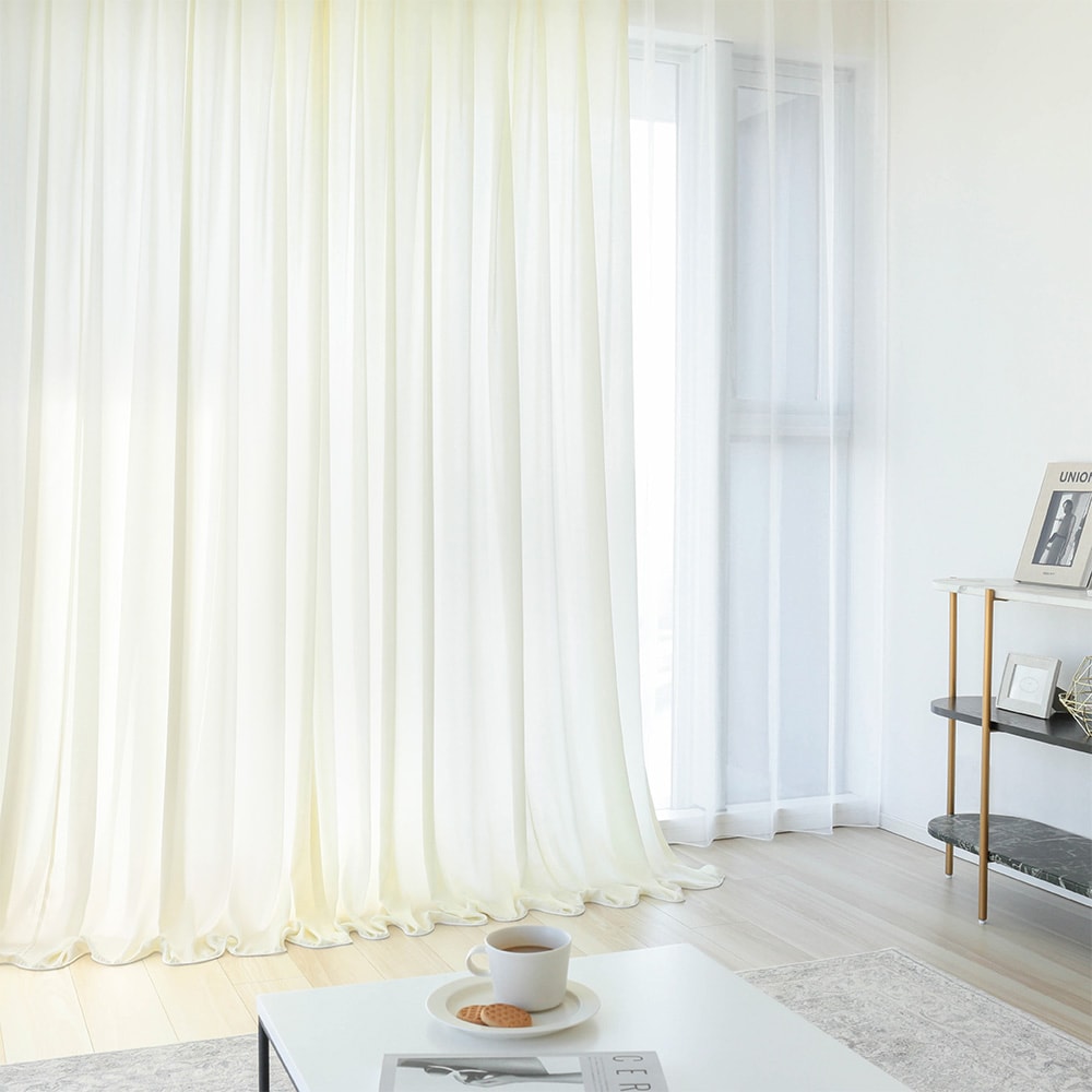 遮像レースカーテン とろけるようなシルクタッチがたまらない極厚レースカーテン ＜ミリュー＞を見る