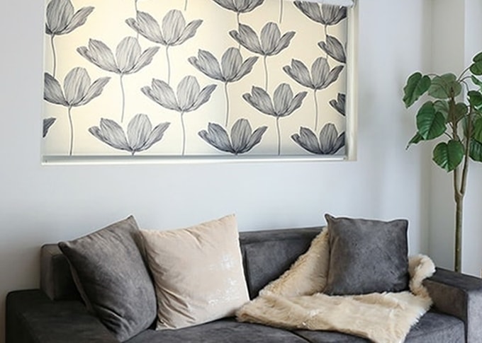 デザイン柄 ロールスクリーン