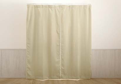 フラット(ヒダなし)