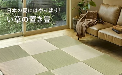 い草の置き畳ラグ