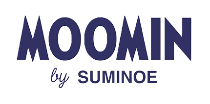 ムーミンカーテンのロゴ