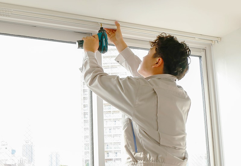 カーテンレール・ランナーの取替え