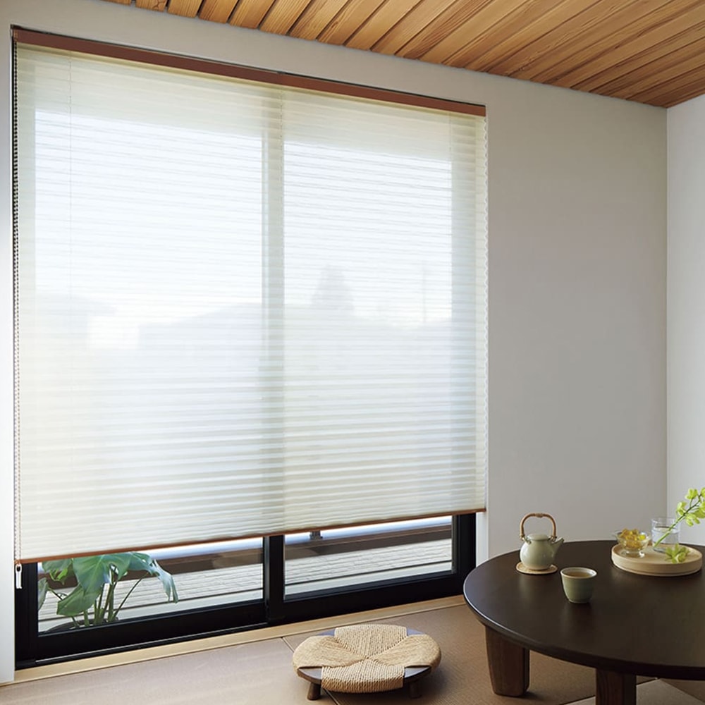 柔らかな採光を楽しむシアープリーツスクリーン ＜リセモ＞