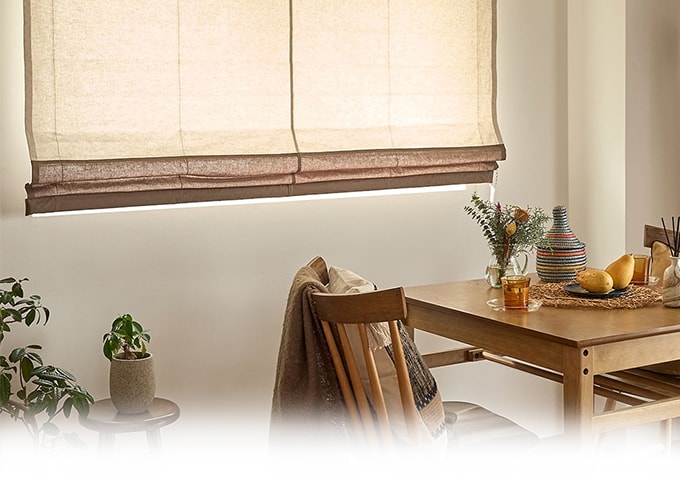 ナチュラル シェードカーテン