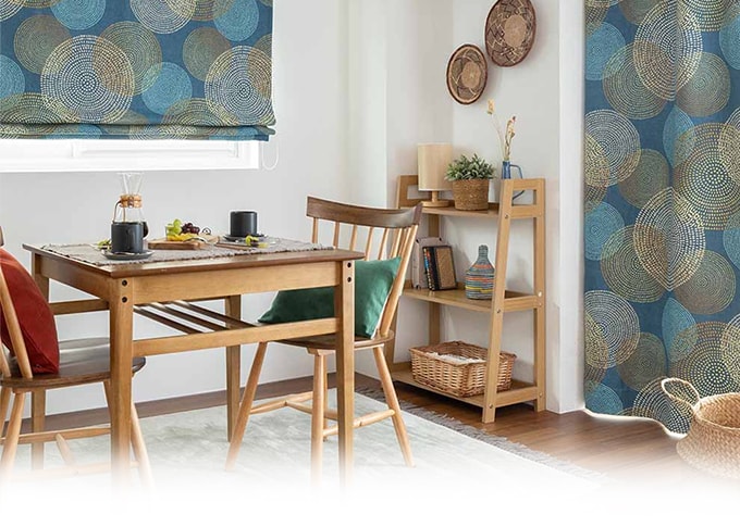 カーテンとお揃い シェードカーテン