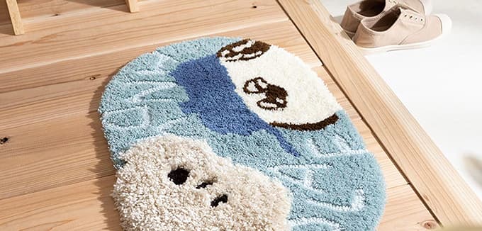 スヌーピーラグ・マット