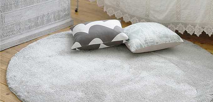 グレー・ライトグレーラグ