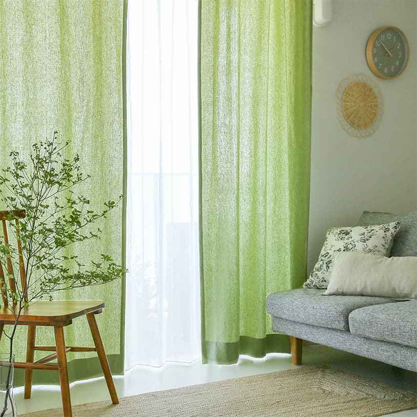 コットンリネン カーテン | カラー