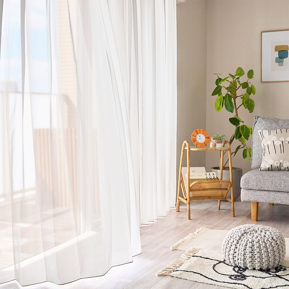 【最短・翌日出荷】遮像 レースカーテン あの！人気No,1遮像レースカーテン＜ふわりぃ＞に 抜け感溢れるニュアンスカラーが新登場！ ＜ふわりぃ ニュアンス＞