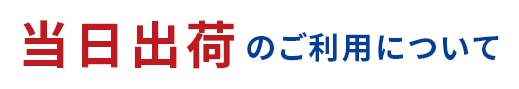 当日出荷