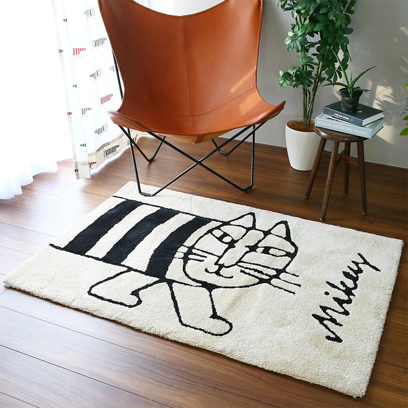 リサ・ラーソン クラシックマイキー 90×140cm ブラック01