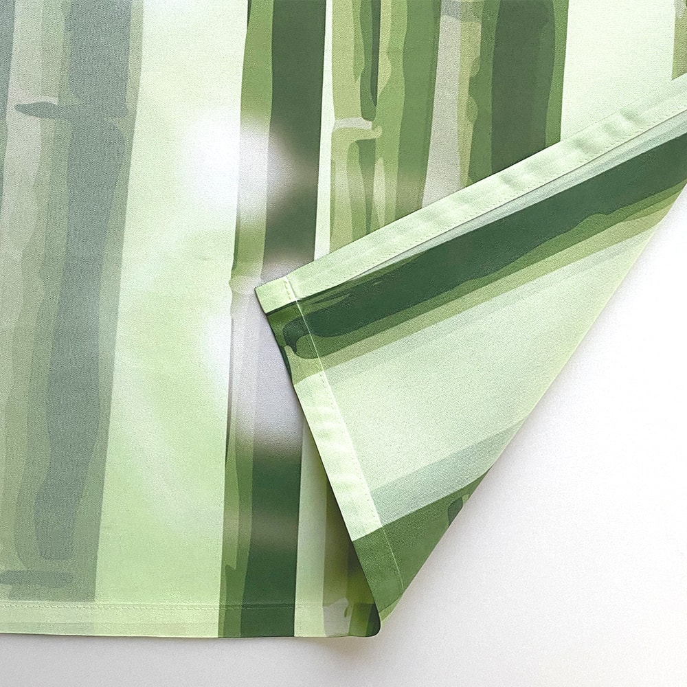 のれん ウォッシャブル  表と裏で違う柄を見せてくれる、Wプリント加工のこだわりのれん ＜竹林＞05