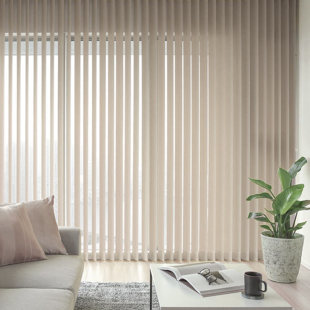 ルーバーを閉じたときの調光イメージ