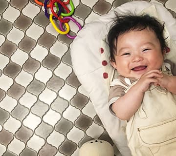 赤ちゃん、お子様のプレイマット用の使用例