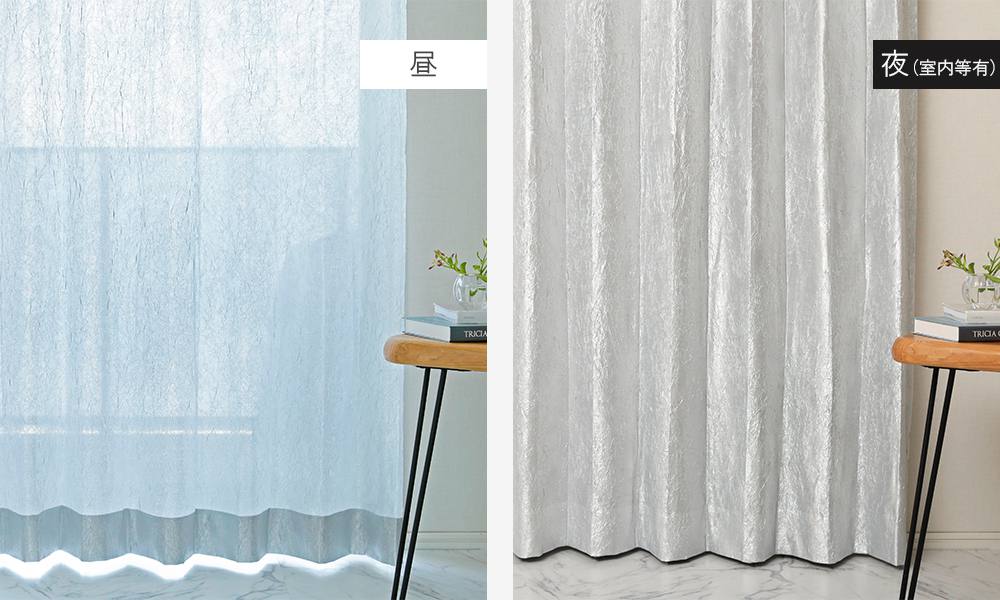 夜と昼で表情を変える「アルミ蒸着フィルム」