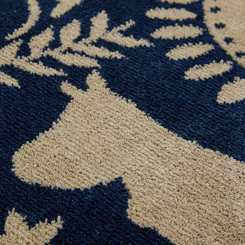 Ｍフォークラインラグ 185cm(円形)04