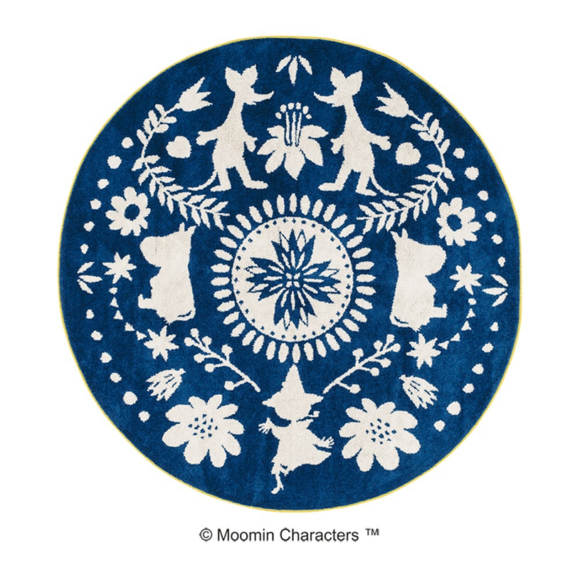 Ｍフォークラインラグ 185cm(円形)07