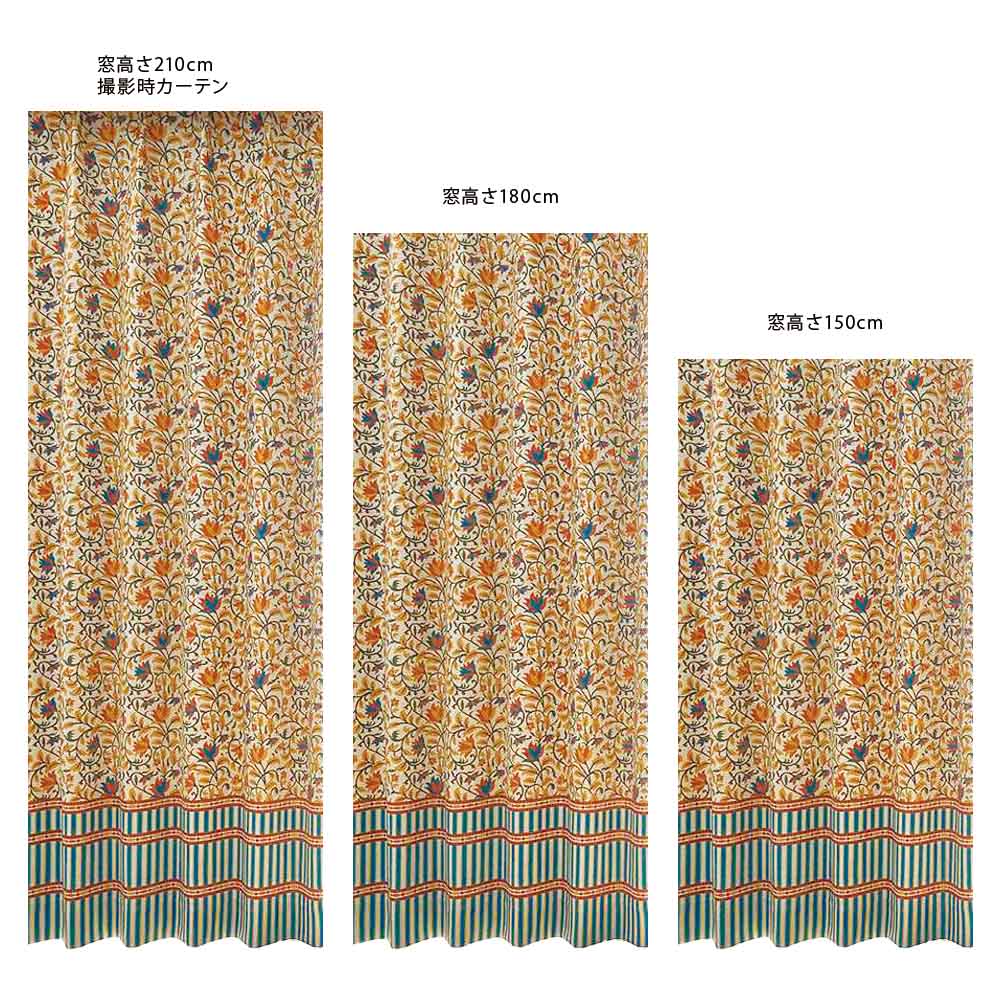 窓高さによる柄の見え方イメージ