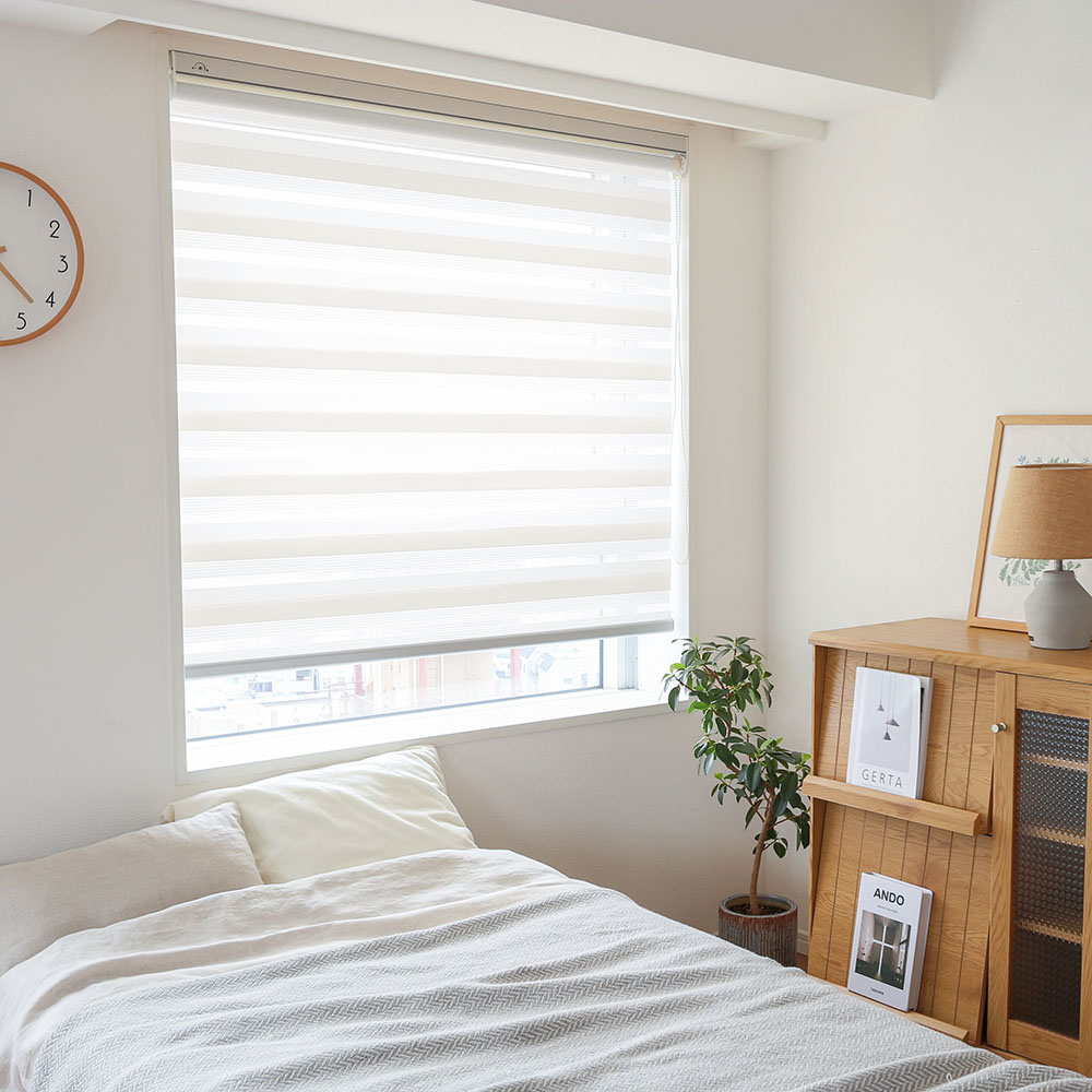 つっぱり調光ロールスクリーン ホワイトピュア 商品画像06