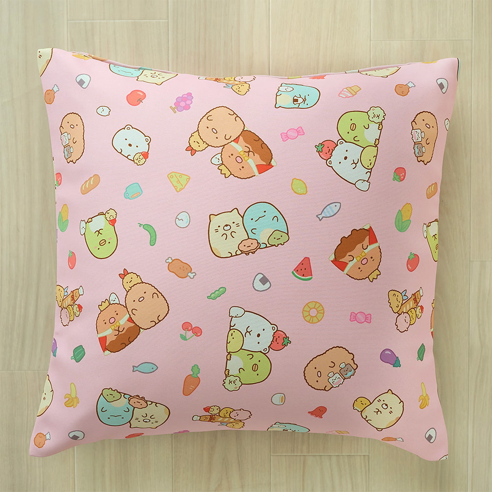 ようこそ！たべもの王国クッションカバー 商品画像02
