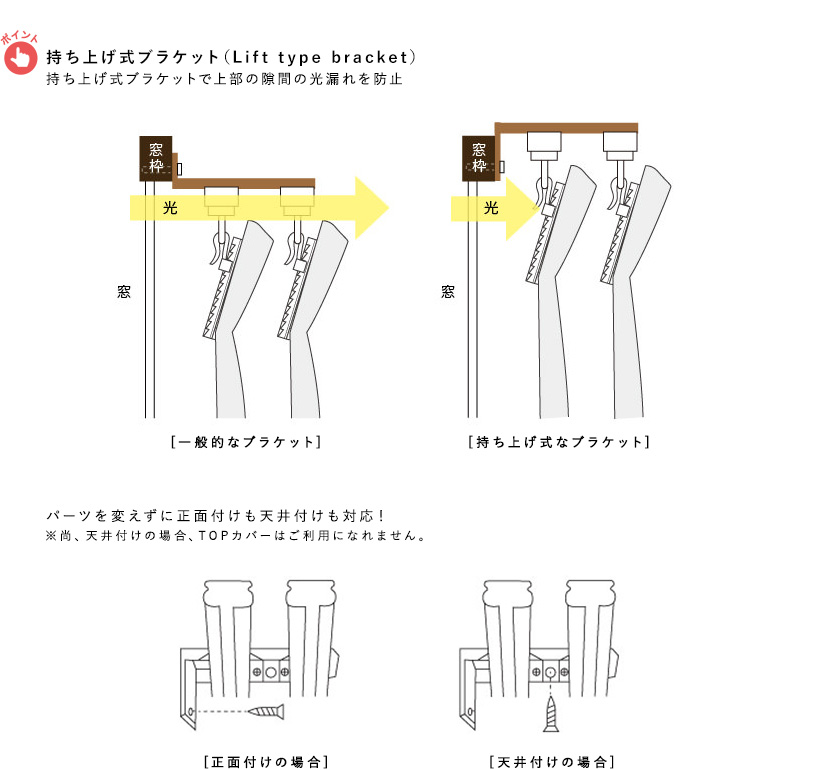 トップカバー付き伸縮カーテンレール「グレンディアス」 商品画像07
