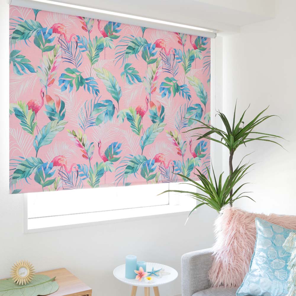 フラミンゴ ロールスクリーン 商品画像01